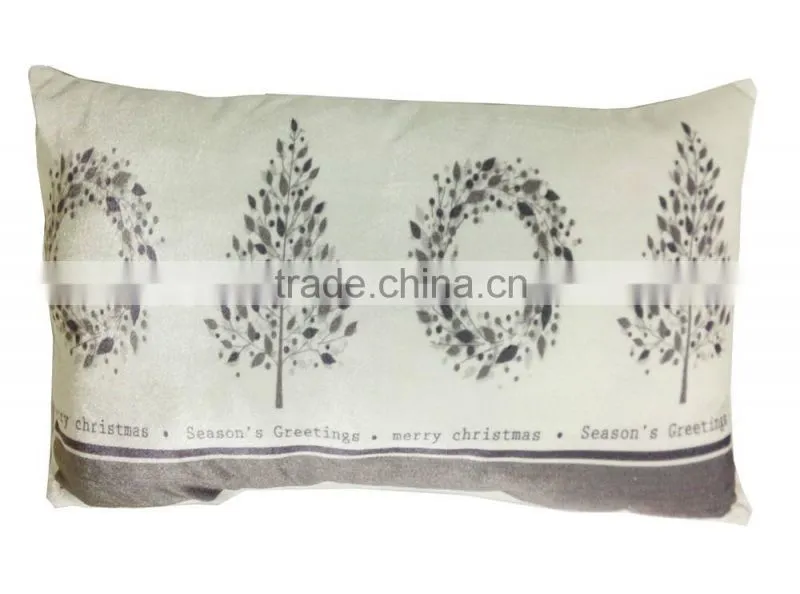 Fashion Panne personalized christmas ornaments, Xmas gift backrest pillow