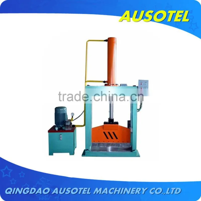 Vertical Single Blade Hydraulic Rubber Bale Cutter
