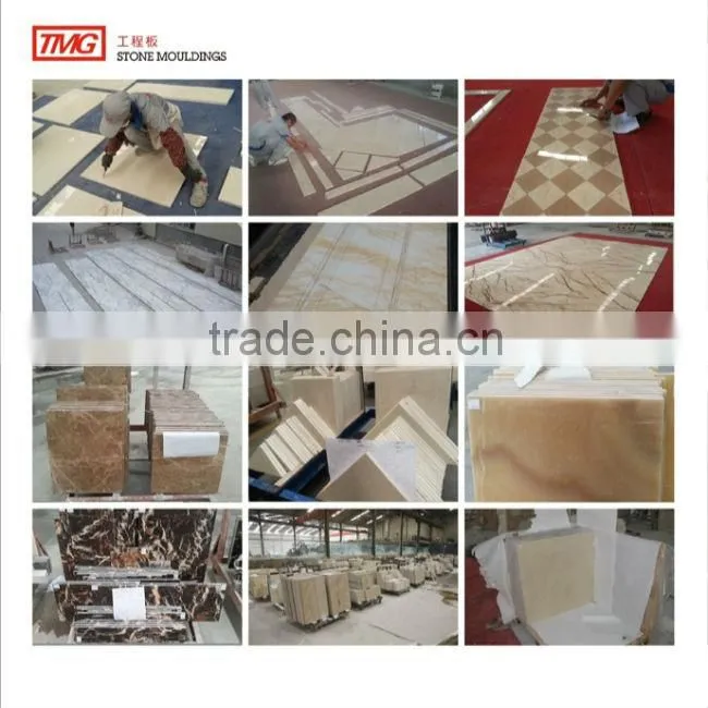 Chinese black stripe Ink White marble
