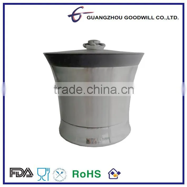 4.0L Stainless Steel bear wine bottle unique ice Bucket with lid