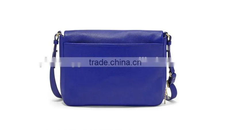 lady fashion handbag double zip crossbody bag