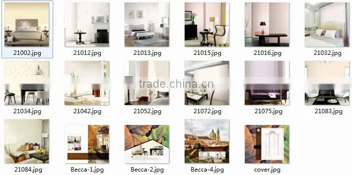 21032 hot sale backdrop wallpaper pvc wallpaper for home decor