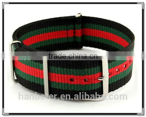 PVD buckle high quality fashion nato band adjustable custom watch band parts