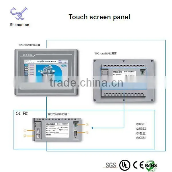 touch screen control panel 7 inches tft lcd color monitor
