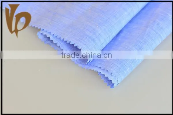factory wholesale high quality pure linen casual shirt fabric
