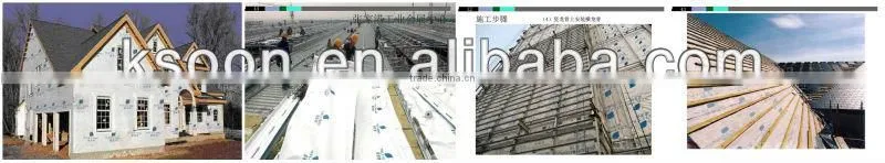 Waterproofing breathable membrane building materials 100g /m2
