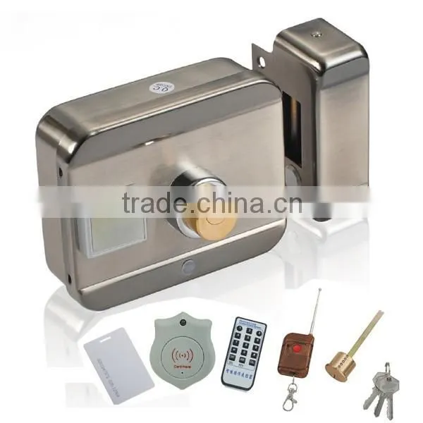 All in one intelligent Electric motor door lock
