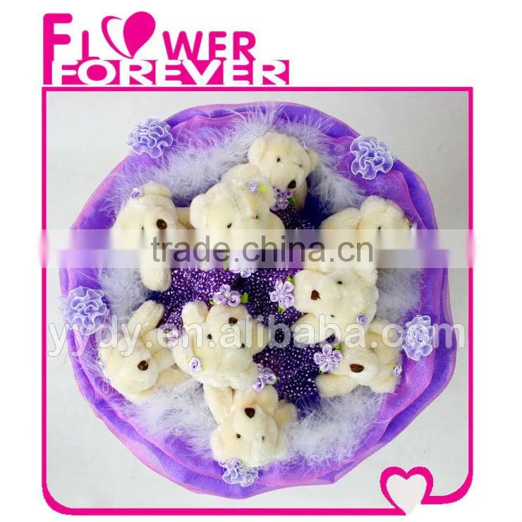 Lovely valentine bear flowers valentine day gift