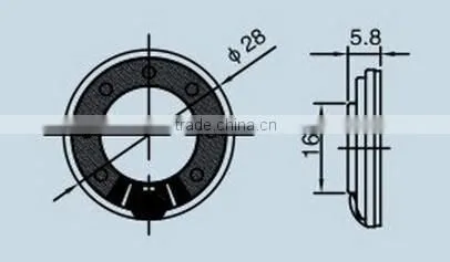 FBS2840 High Quality round magnetic speaker used for electronic products (FBELE)