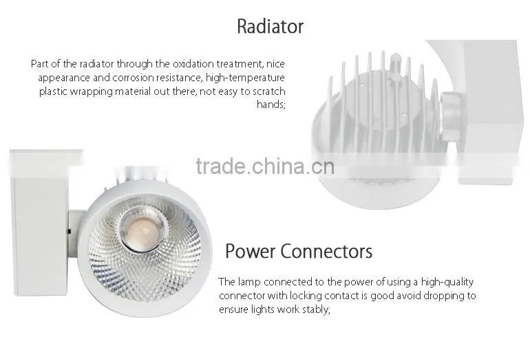 high-quality Vertical & Horizontal 12w dimmable led track lighting
