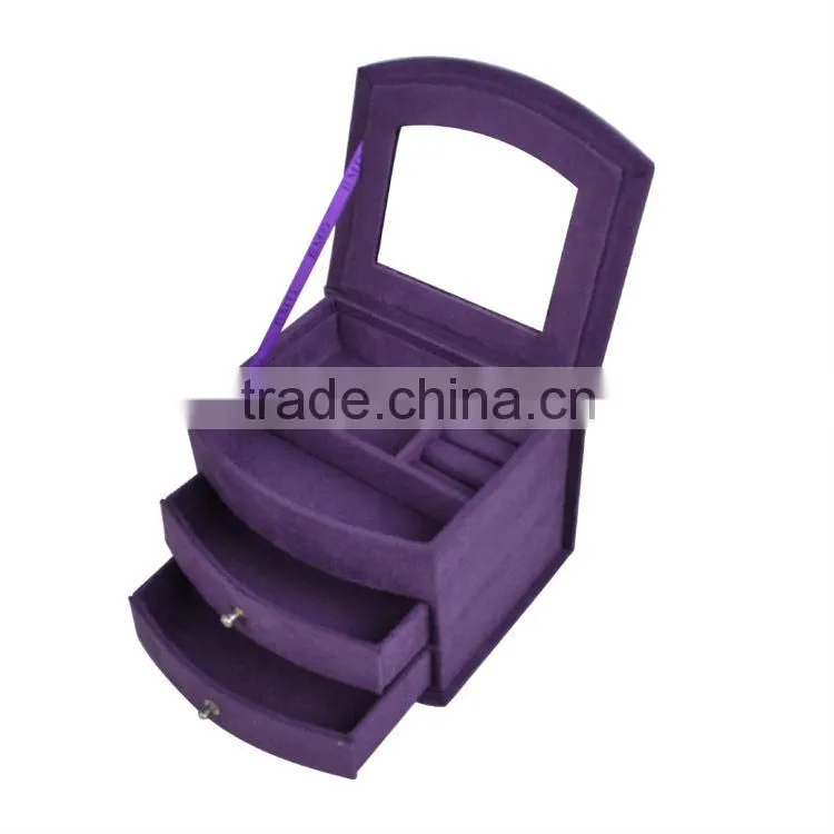 factory price wholesale fabric jewelry cardboard box