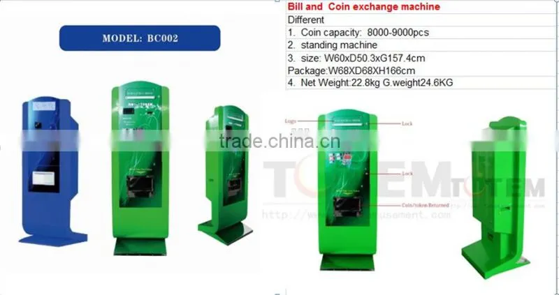 Hot sell coin exchanger machine used in vending machine