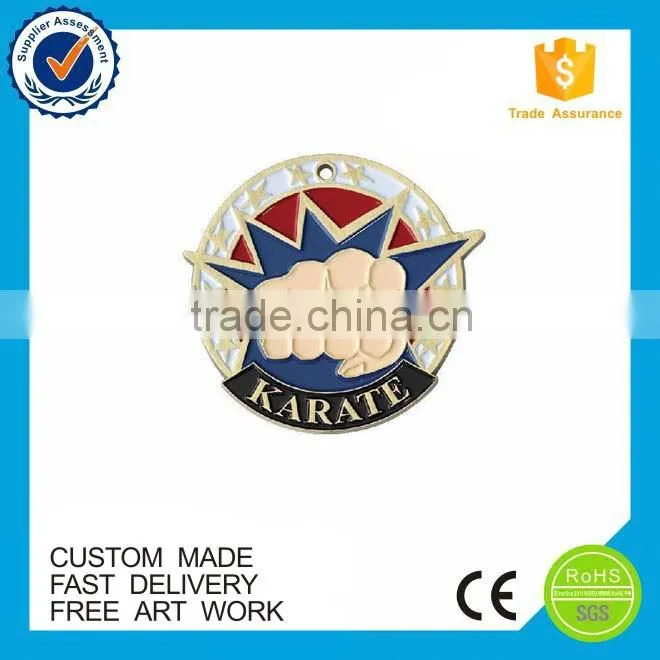 Promotional Taekwondo metal sport souvenir custom medal
