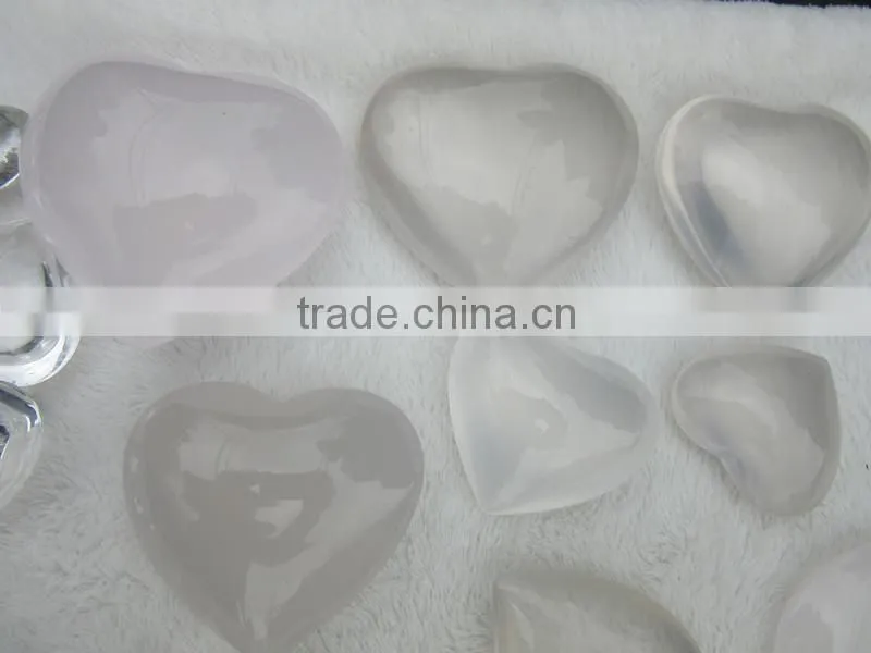 2015 cheapestClear heart shaped crystal for gifts