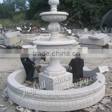 Natural Stone Fountain Project, G682 yellow granite fountain
