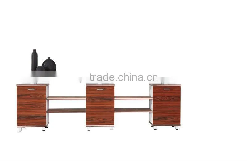 SUNRISE-B027 hot-selling elegant design wood office fie cabinet and bookcase furniture