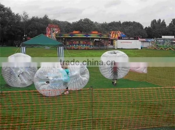 Wholesale inflatable bubble knocker bumper ball/ bubble soccer for adult playing