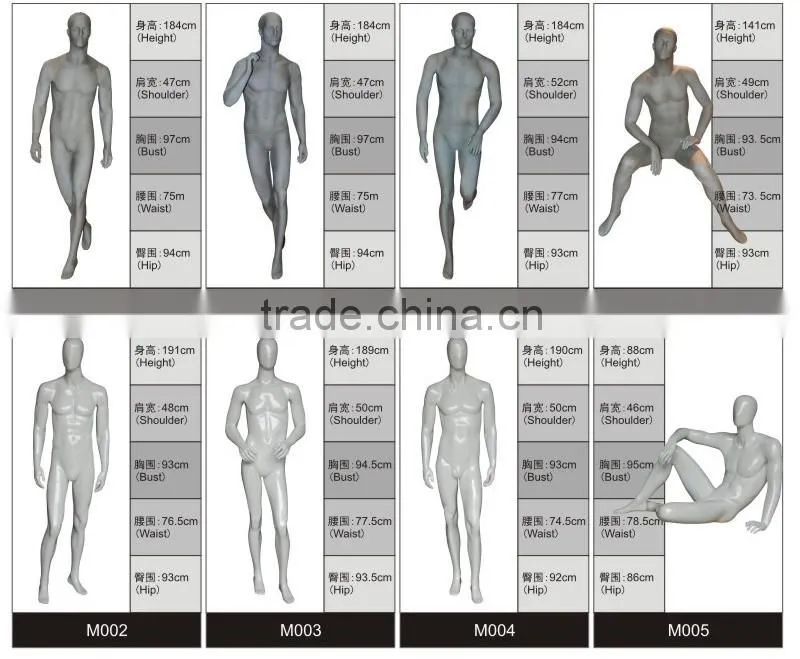 Wholesale custom unique black matte fiberglass fencing sports mannequins