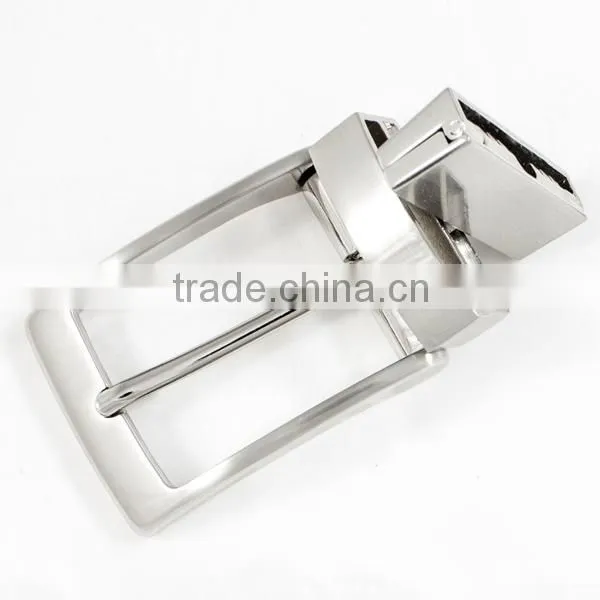 Metal reversible belt buckle