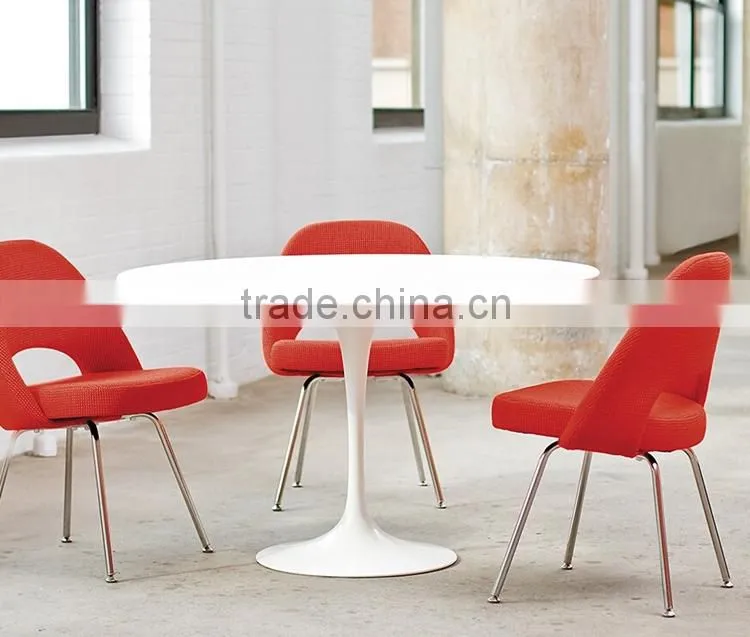 Eero Saarinen Tulip Style Round Wood Table Top for Sale