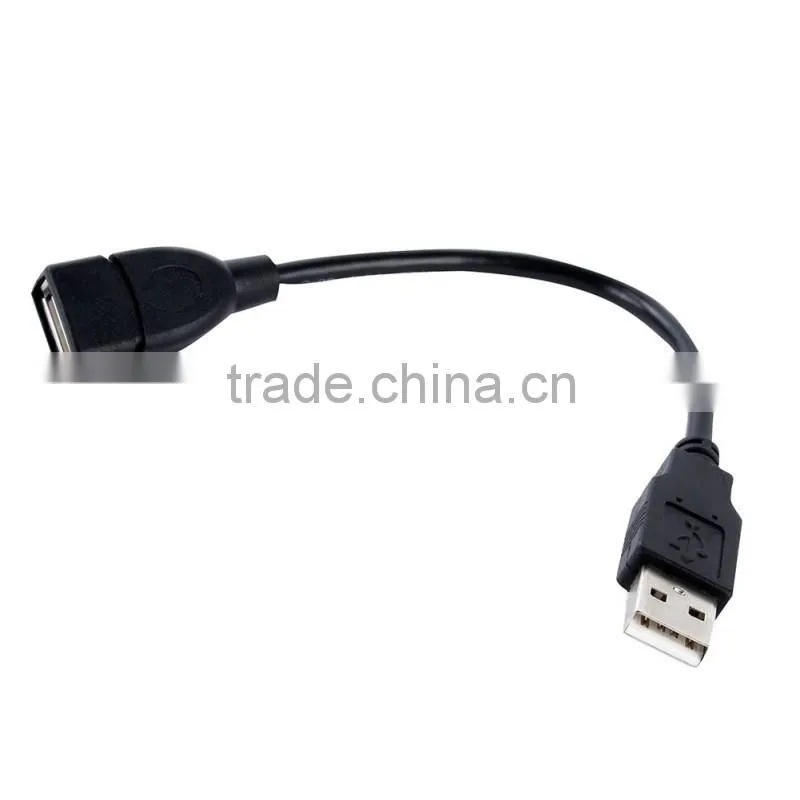 2016 new arrival USB 2.0 A Male to A Female Extension Extender Black Cable