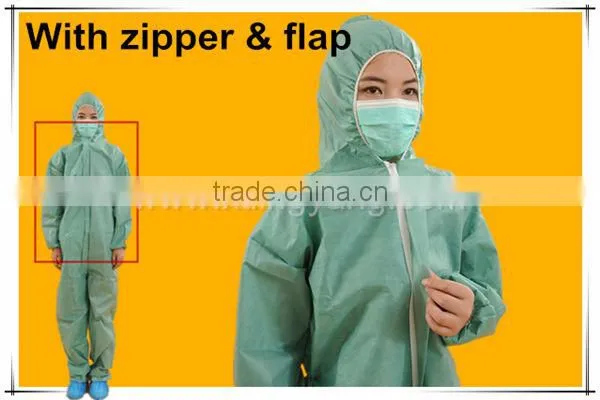 Cheap Safety Disposable Coverall with Hood