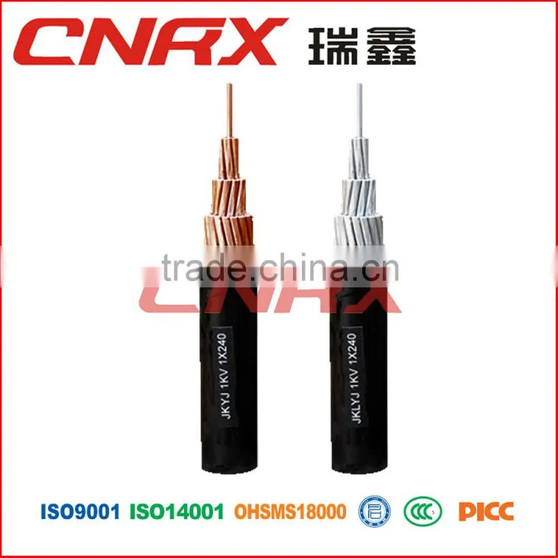 made in china yueqing ruixin group aluminum conductor pvc / pe / xlpe insulation Aerial cables for down-load of transformer