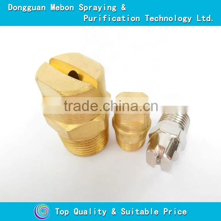 Stainless SteelBrass Flat Fan Spray Nozzle, brass flat fan nozzle for industry,metal cleaing nozzle