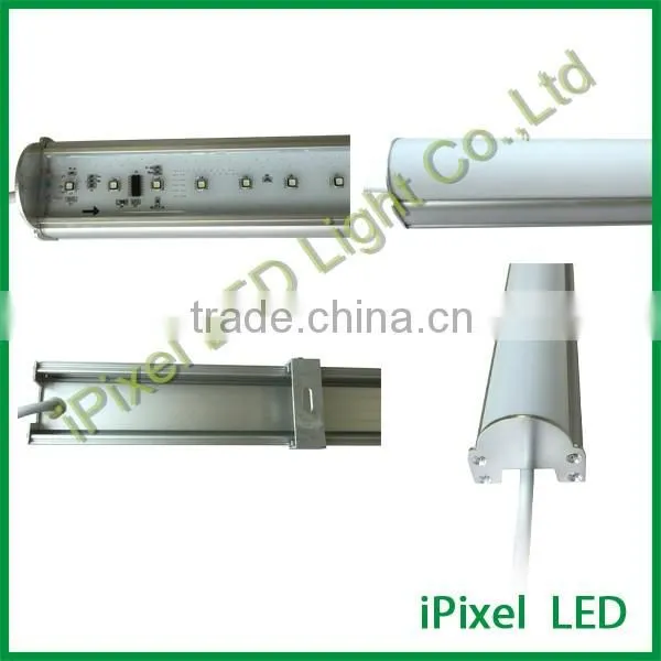 DMX led tube SMD3535 48 leds aluminum milky white case