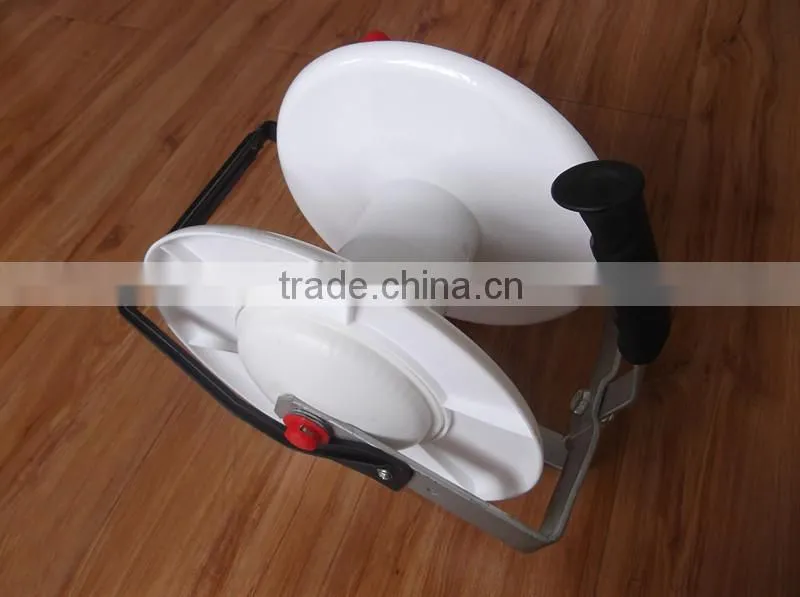 Fence reel for electric fence products used to move portable fence line