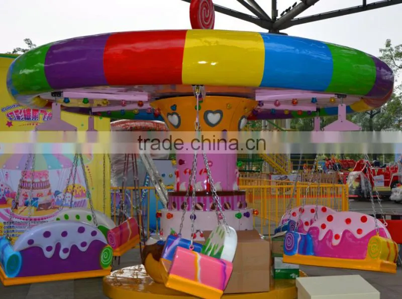 Outdoor funfair rides the Ocean Flying Chair amusement park equipment