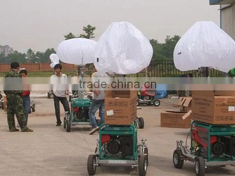 220V portable mobile diesel generator light tower vehicle-mounted light tower