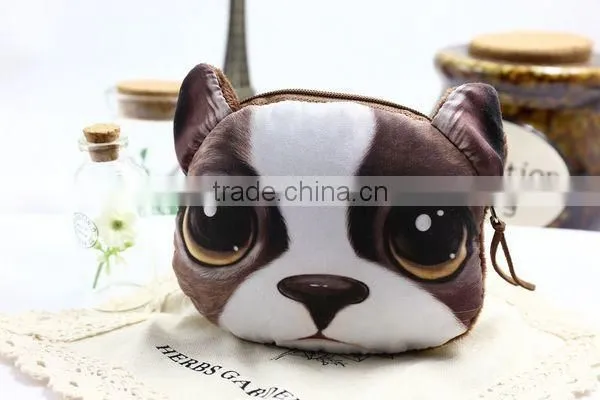 Personality Cat-people Fabrics Unisex Coin Wallet Wholesale ZTCW-0032