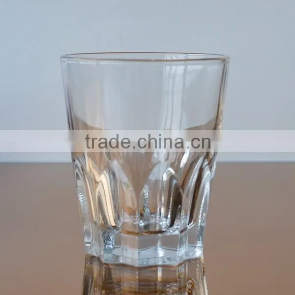 Chinese factory supply clear whiskey glass cup rock whiskey