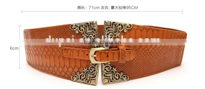 wholesale leather belt Best fashion metal belt PU leather belt