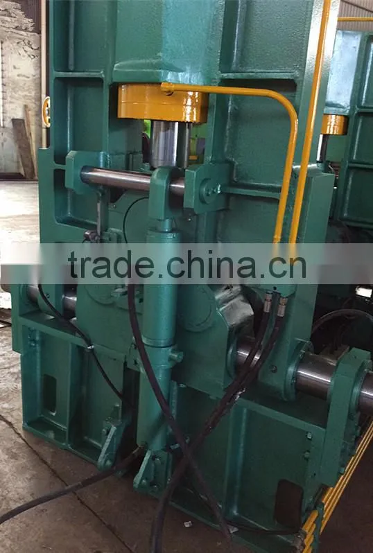 CNC hydraulic upper roller universal metal rolling machine