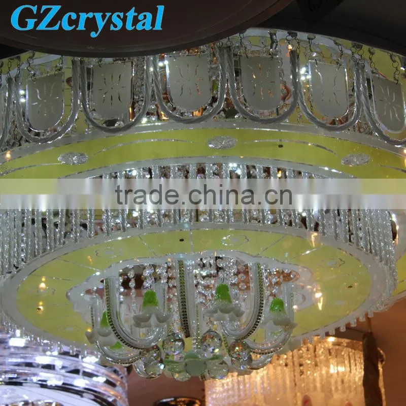 Rock crystal chandelier pendant