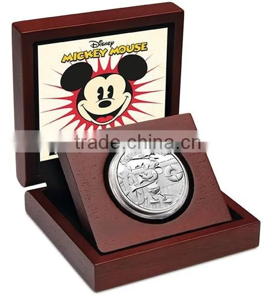 wooden coin box