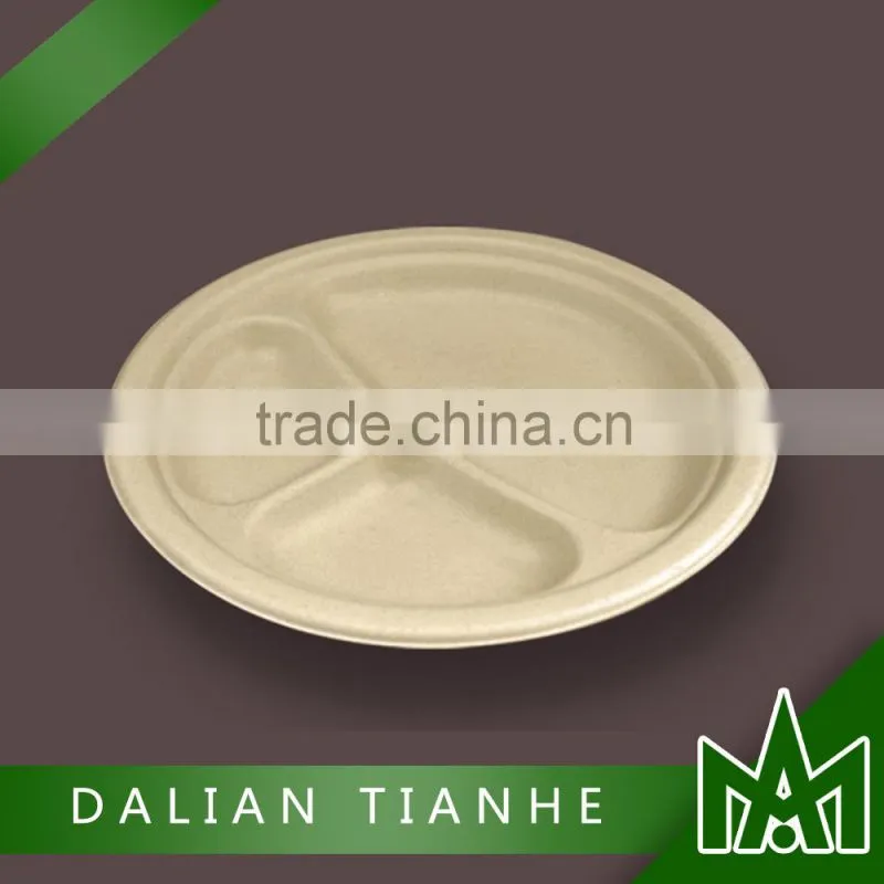 2015 hot sales sugarcane tray with lid