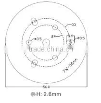 220v 110v ac bulb down light pcb,2835 pcb economy aluminum module,dimable no need driver ac pcb module