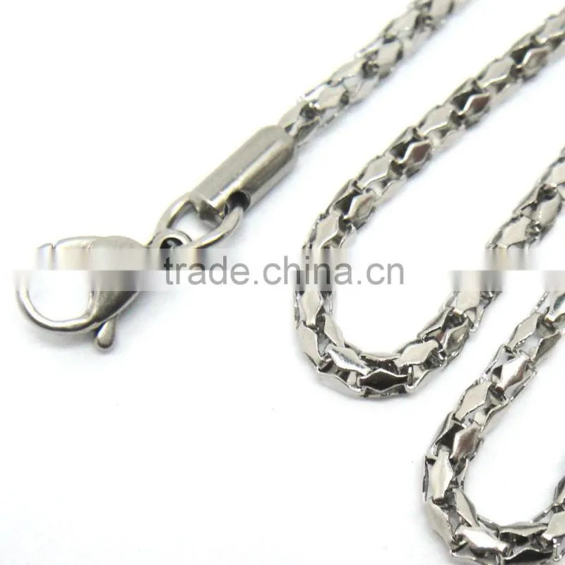 High quality stainless steel 304 fancy long chain necklace