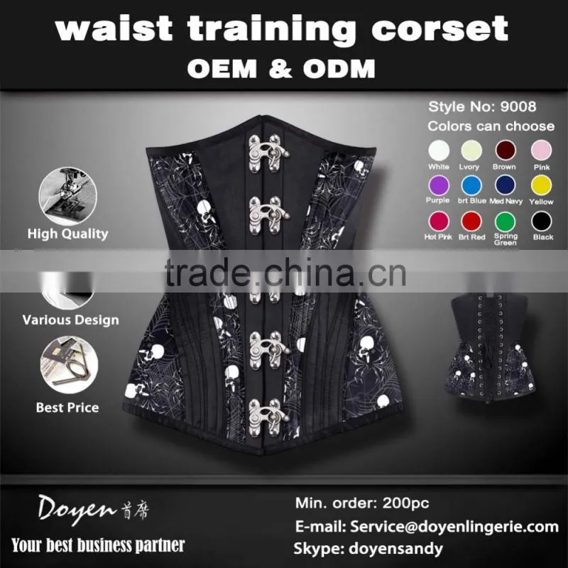 Top selling products 2015 firm slim body shaper waist training corset