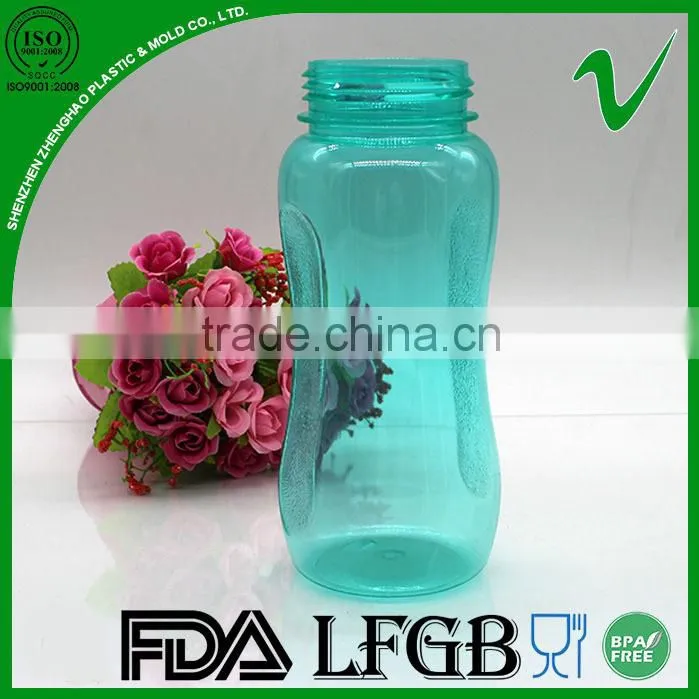 700ml customized clear infuser water empty PCTG plastic heat resistant bottle for drinking