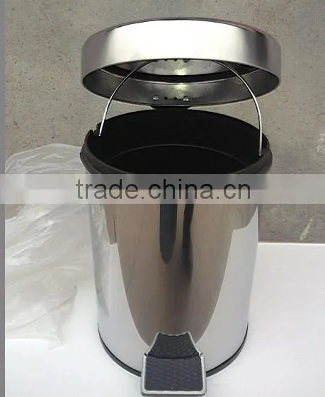 Hospital Stainless Steel Pedal Trash Bin lobby trash can or in office hospital trash bin