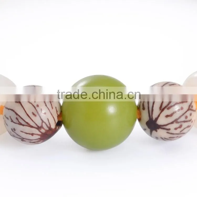 Natural White onyx Agate Beads Bracelets fashion jewelry made in China