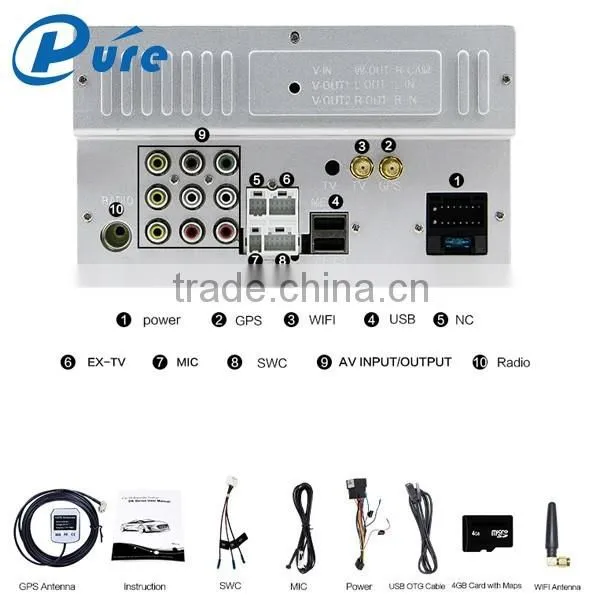 6.2 Inch Double Din Car Radio DVD Android Radio Player 2 Din Bluetooth DVD Player