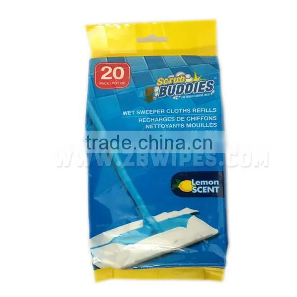 Cleaning Wet Wipe for Floor Wet Sweeper Cloth Refills