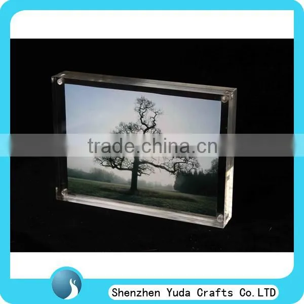crystal magnetic picture frame Apple Shape Photo Frame clear Apple Shape Photo Frame