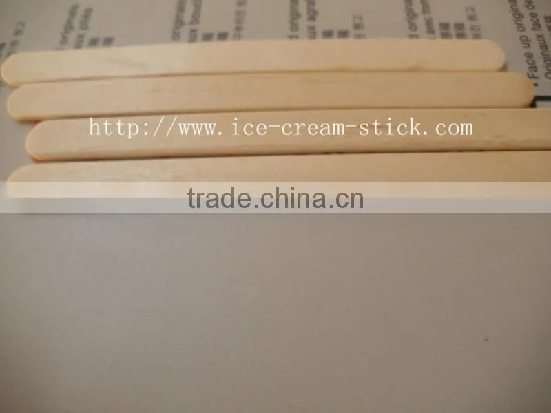 package in carton bichwood straight edges ice cream sticks supplier