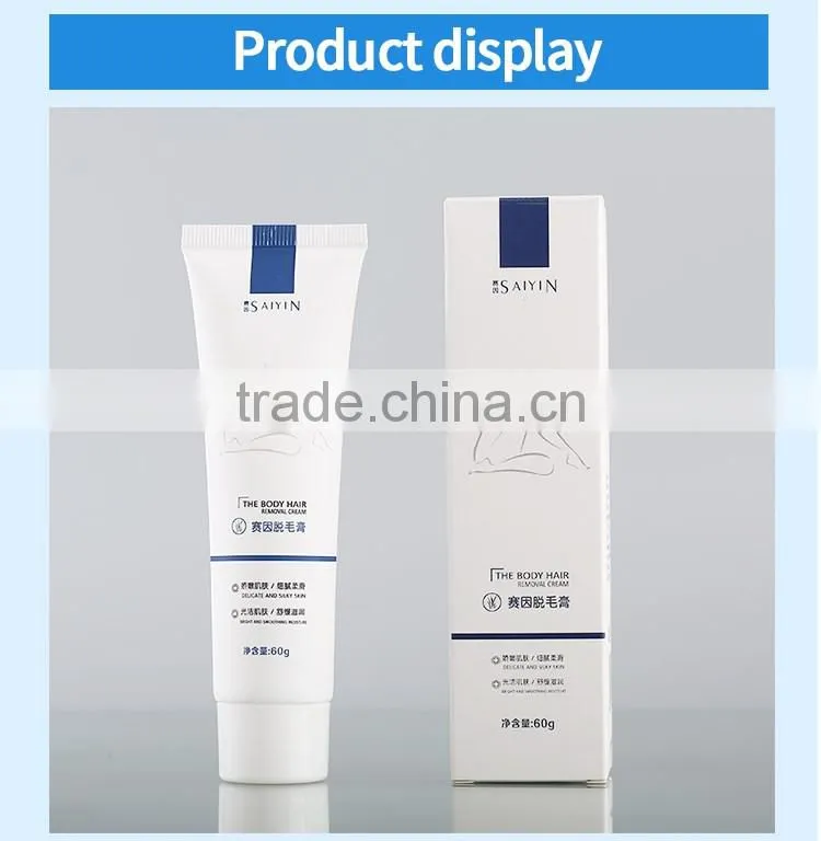 Instant body hair removal for men